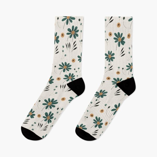 Item preview, Emerald Boho Botanical Floral Pattern designed and sold by PetalandPixal.
