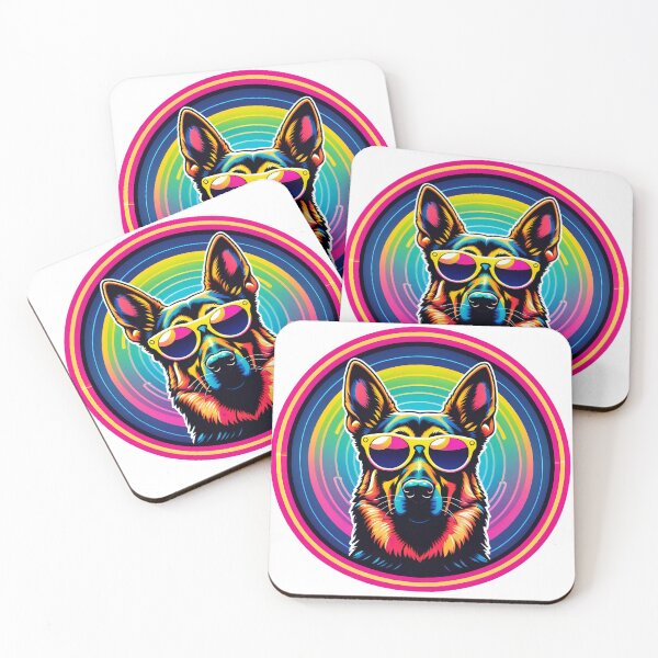Item preview, Iconic German Shepherd Dog Wearing Sunglasses designed and sold by Doggo4Life.