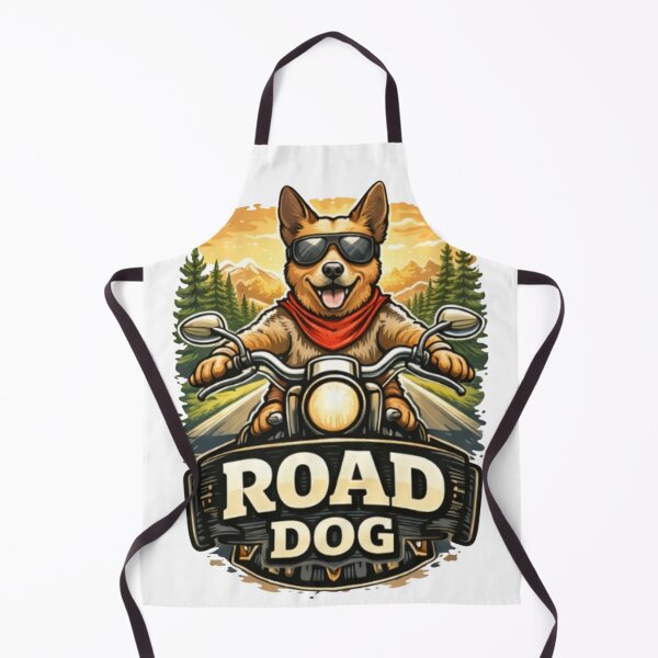 Item preview, Road Dog Biker Dog Motorcycle t-shirt designed and sold by PawTheory.