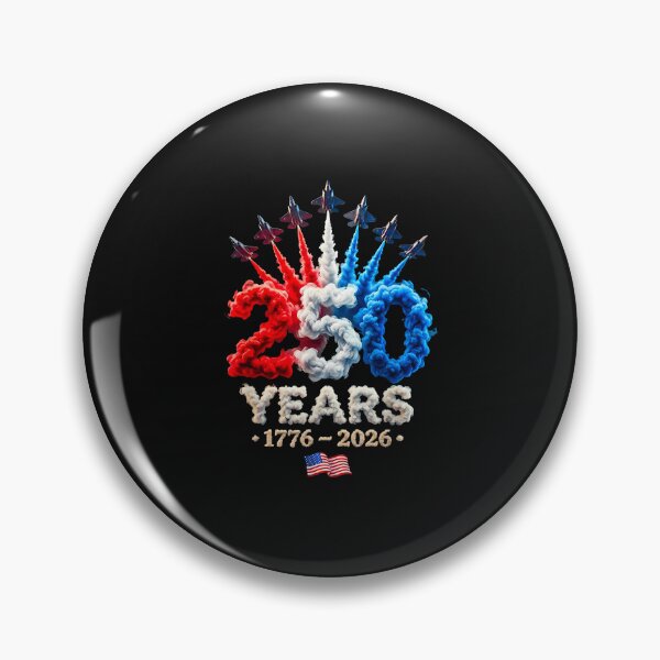 Item preview, 250 Years 1776-2026 Patriotic Jets Red White Blue Smoke  designed and sold by tratakos.