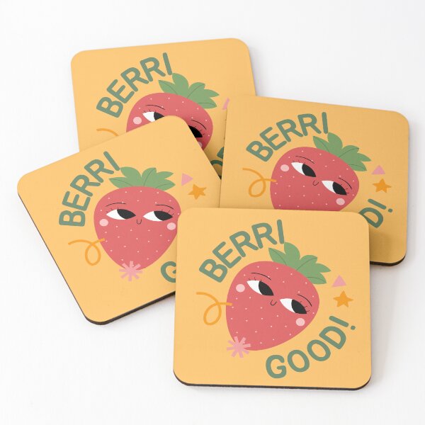Item preview, Berry Good – Cute Strawberry Pun Design | Funny Fruit Aesthetic designed and sold by PRFashions.