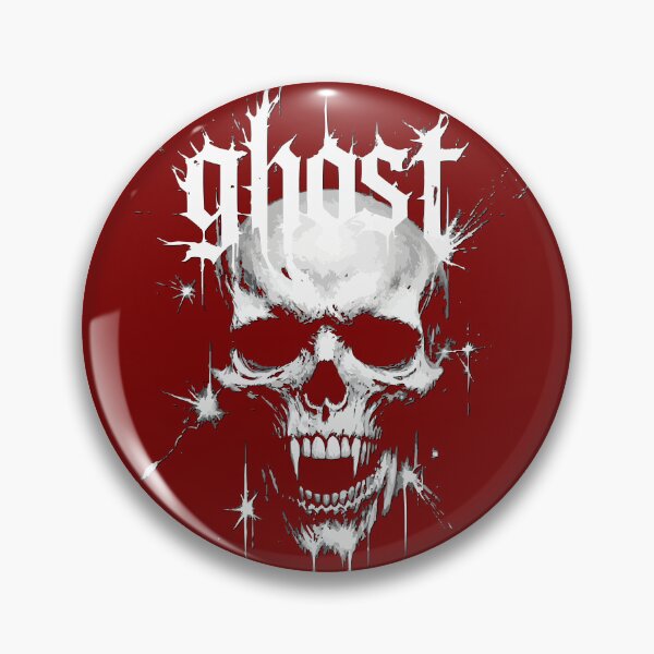 Item preview, Ghost Skull Gothic Horror Art Dark Aesthetic Grime designed and sold by VikArtStudio.