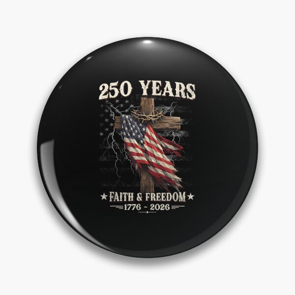 Item preview, Flag Cross Tree 250 Years Faith And Freedom 1776-2026 designed and sold by tratakos.