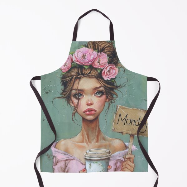Item preview, Pouty Girl on Monday designed and sold by bubblyrainbow.