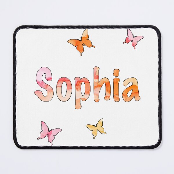 Item preview, Watercolor Name Sophia with Butterflies designed and sold by katifinell.