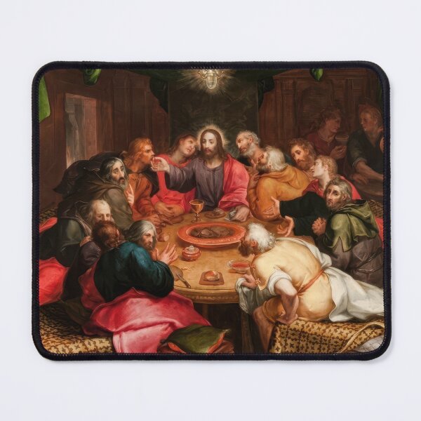 Item preview, Baroque Last Supper by Otto Van Veen Religious Painting designed and sold by TheSoulOfArt.