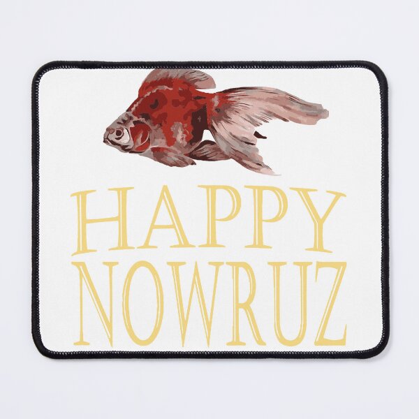 Item preview, Crimson Goldfish Happy Nowruz Wishes designed and sold by taiche.