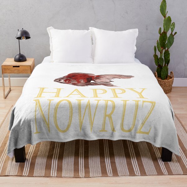Item preview, Crimson Goldfish Happy Nowruz Wishes designed and sold by taiche.