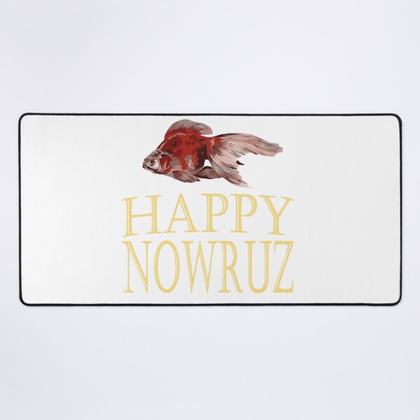 Item preview, Crimson Goldfish Happy Nowruz Wishes designed and sold by taiche.