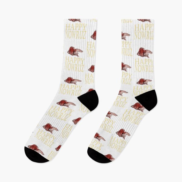 Item preview, Crimson Goldfish Happy Nowruz Wishes designed and sold by taiche.