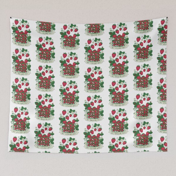 Item preview, Strawberry Fruit Food Berry Sweet Basket Filled with Strawberries designed and sold by Blok45.