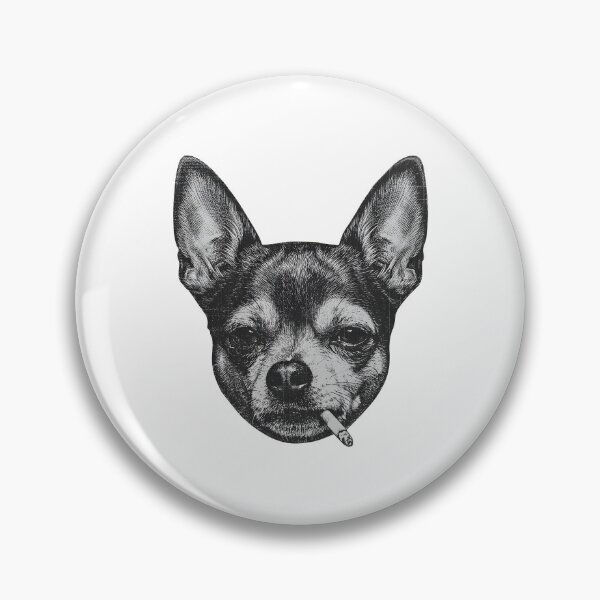 Item preview, Smoking Chihuahua designed and sold by CartoonGang.