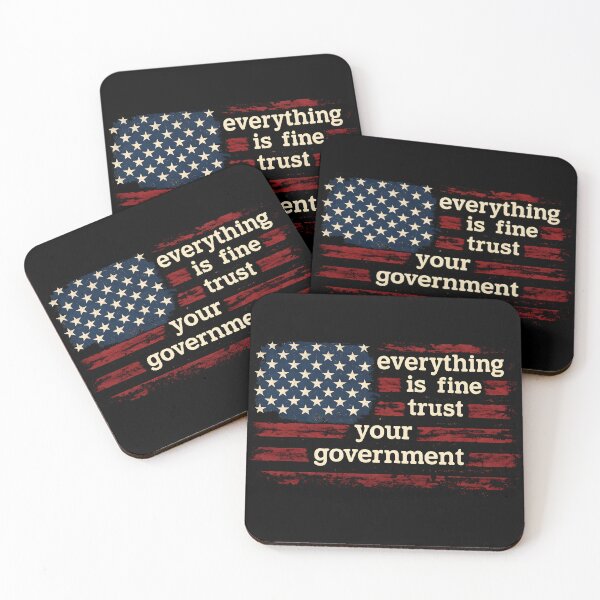 Item preview, Trust Your Government Vintage USA Flag designed and sold by OlizaPrint.