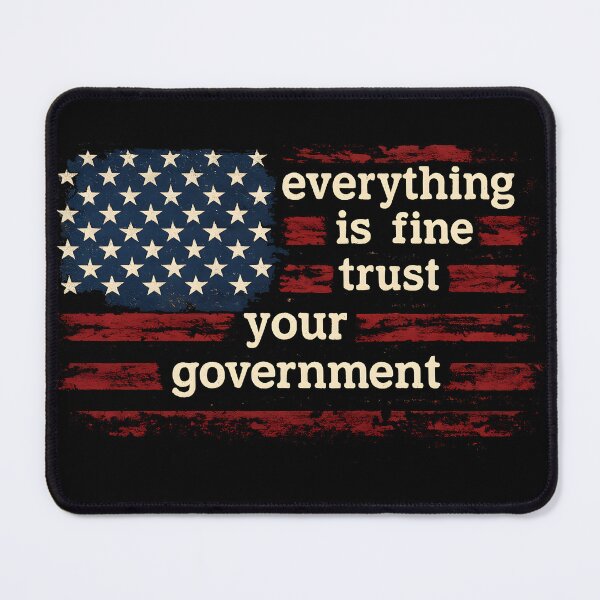 Item preview, Trust Your Government Vintage USA Flag designed and sold by OlizaPrint.