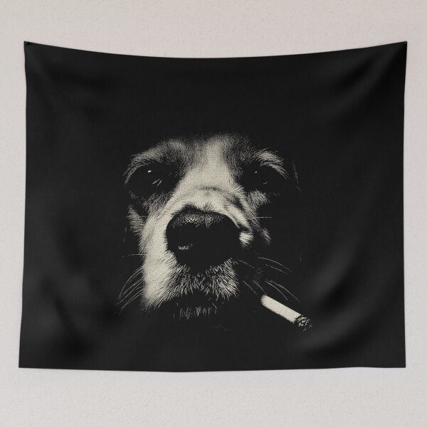 Item preview, English Cocker Spaniel Smoking Dog Portrait designed and sold by k3rstman1.