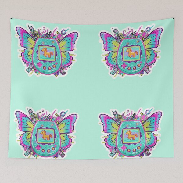 Item preview, Retro Butterfly Virtual Pet Aesthetic designed and sold by Modavedrake.