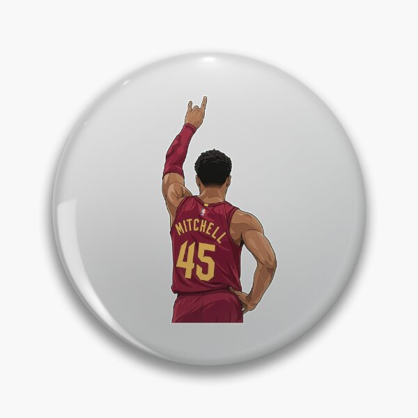 Item preview, Donovan Mitchell #45 In Action designed and sold by EndZoneEmporium.