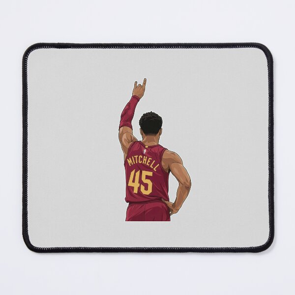 Item preview, Donovan Mitchell #45 In Action designed and sold by EndZoneEmporium.