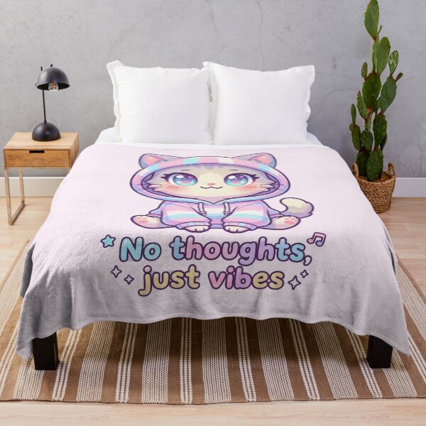 Item preview, No Thoughts Just Vibes designed and sold by The Mugnificent Shop.