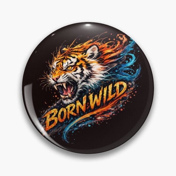 Item preview, Born Wild Roaring Tiger Ink Art designed and sold by Tadeusz1.