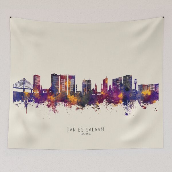 Item preview, Dar es Salaam Skyline designed and sold by ArtPrints.