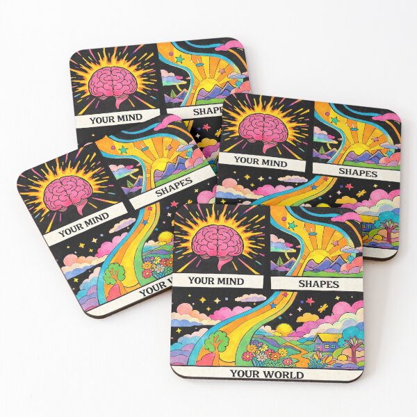 Item preview, Your Mind Shapes Your World – Psychedelic Manifestation Art designed and sold by Dominik1994.