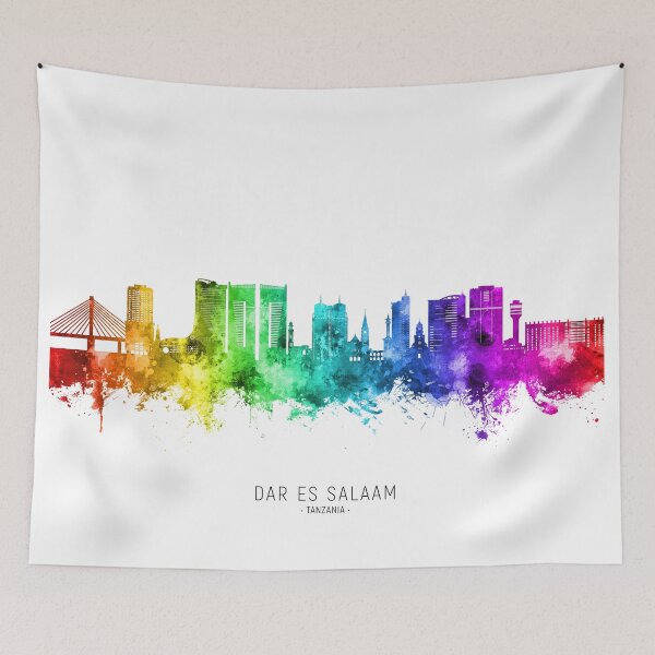 Item preview, Dar es Salaam Skyline designed and sold by ArtPrints.