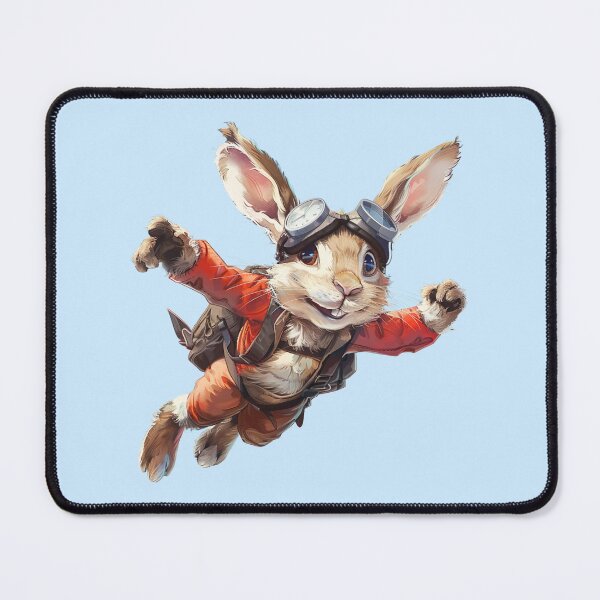 Item preview, Skydiving Bunny designed and sold by bubblyrainbow.