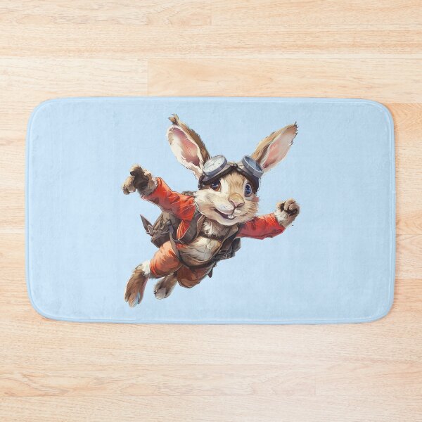 Item preview, Skydiving Bunny designed and sold by bubblyrainbow.