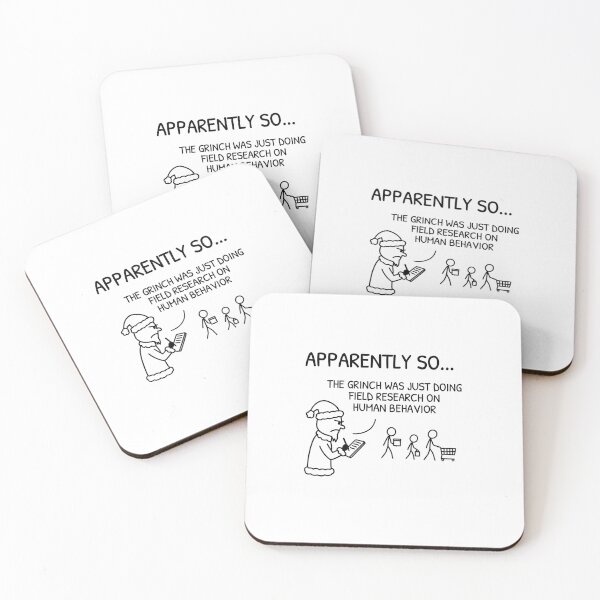 Item preview, XKCD Field Observation Holiday Humor Comic designed and sold by AnnSign.