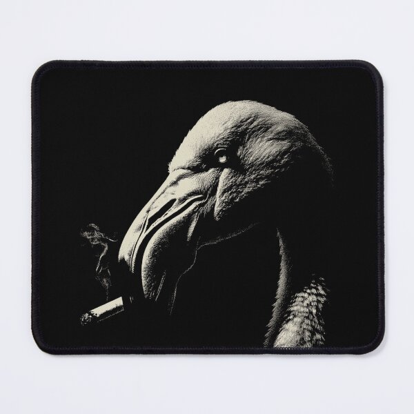 Item preview, Edgy Flamingo Smoking Cigarette Low Key designed and sold by k3rstman1.