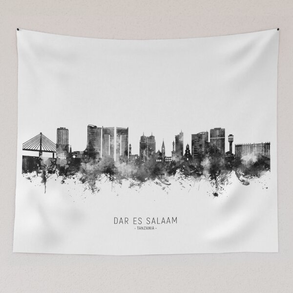 Item preview, Dar es Salaam Skyline designed and sold by ArtPrints.