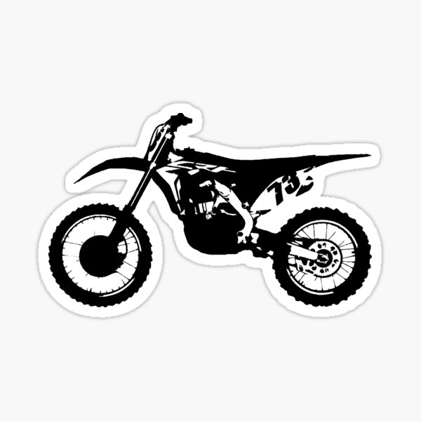Dirt Bike 73 Sticker