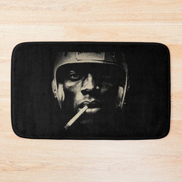 Item preview, Gritty Football Player Smoking Cigarette Portrait designed and sold by k3rstman1.