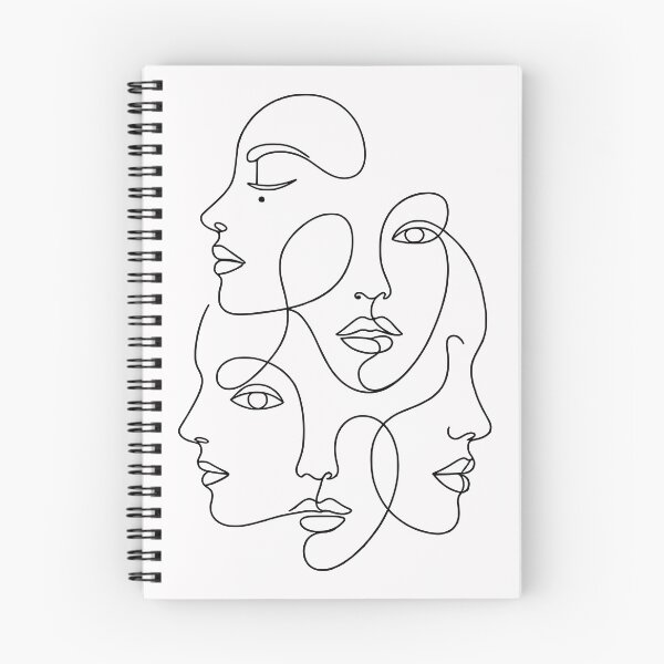 Item preview, Overlapping Profiles Line Drawing designed and sold by capricedefille.