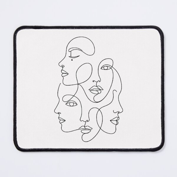Item preview, Overlapping Profiles Line Drawing designed and sold by capricedefille.