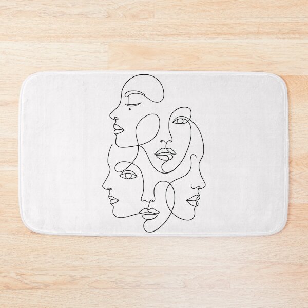 Item preview, Overlapping Profiles Line Drawing designed and sold by capricedefille.