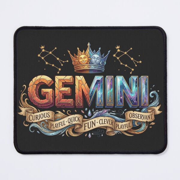 Item preview, GEMINI Zodiac Signs, Horoscope Street Art designed and sold by BreezifyDesignStudio.