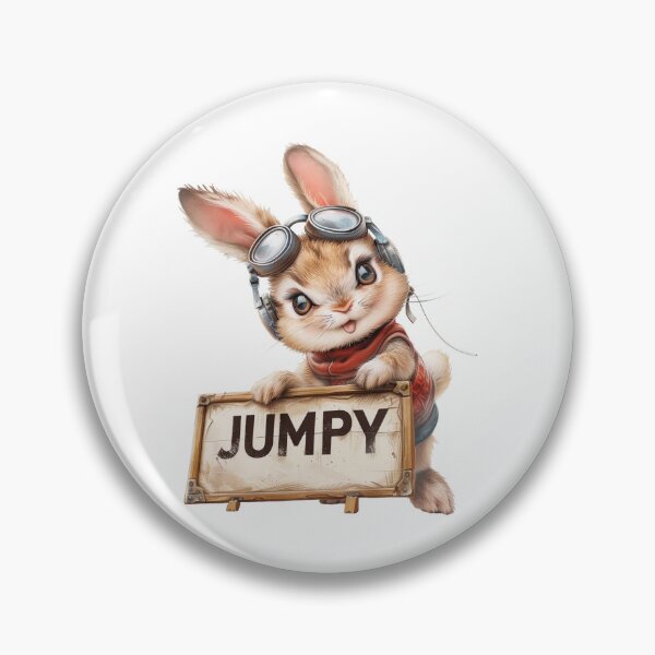 Item preview, Jumpy the Rabbit designed and sold by bubblyrainbow.