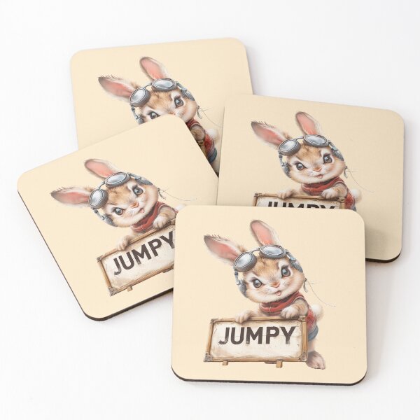 Item preview, Jumpy the Rabbit designed and sold by bubblyrainbow.