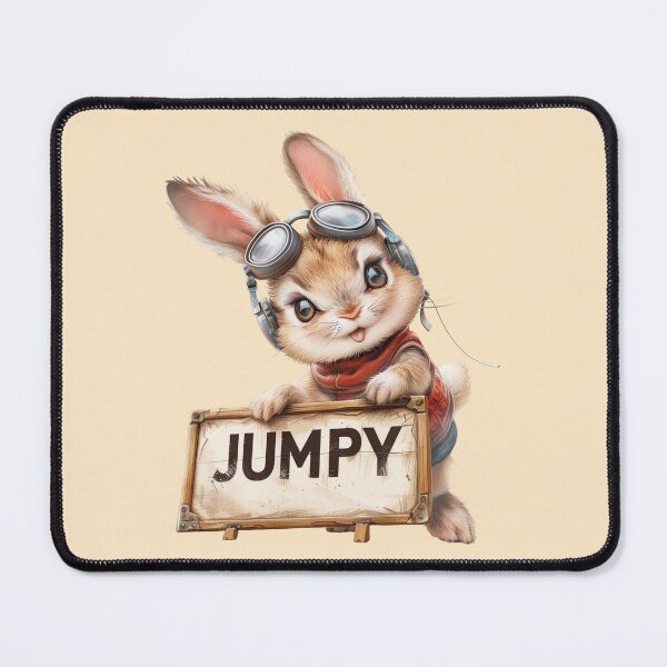 Item preview, Jumpy the Rabbit designed and sold by bubblyrainbow.