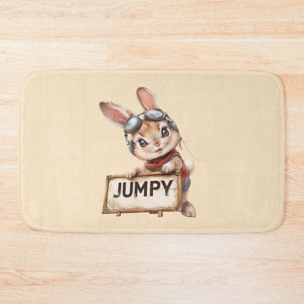 Item preview, Jumpy the Rabbit designed and sold by bubblyrainbow.