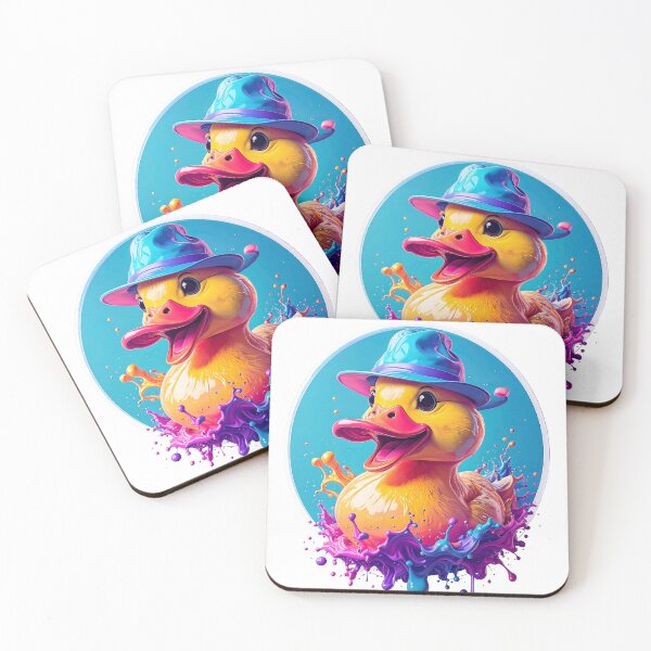 Item preview, Huh Wat Cute Detective Duck Figure designed and sold by icemanphotos.