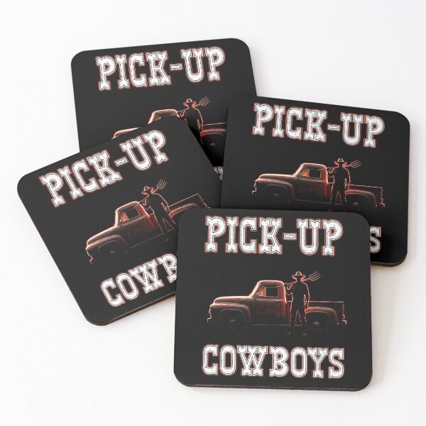 Item preview, PICK-UP COWBOYS Vintage trucks Modern Cowboy Rural vibes Farmers Ranch Utility Vehicle designed and sold by Jt41.