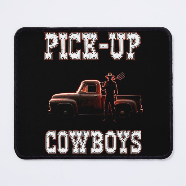 Item preview, PICK-UP COWBOYS Vintage trucks Modern Cowboy Rural vibes Farmers Ranch Utility Vehicle designed and sold by Jt41.