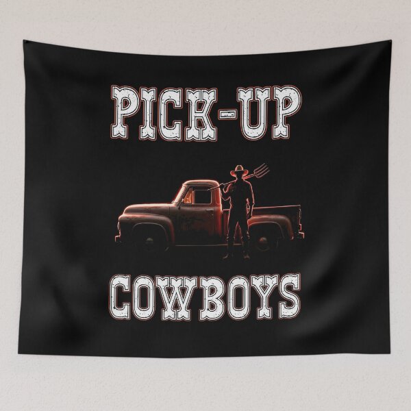 Item preview, PICK-UP COWBOYS Vintage trucks Modern Cowboy Rural vibes Farmers Ranch Utility Vehicle designed and sold by Jt41.