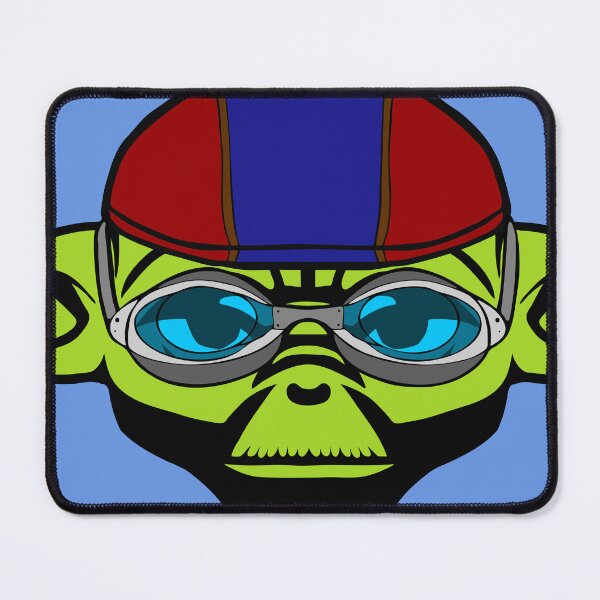 Item preview, Swimming Yoda designed and sold by saripsis.