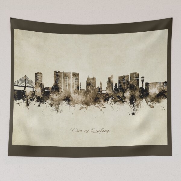 Item preview, Dar es Salaam Skyline designed and sold by ArtPrints.
