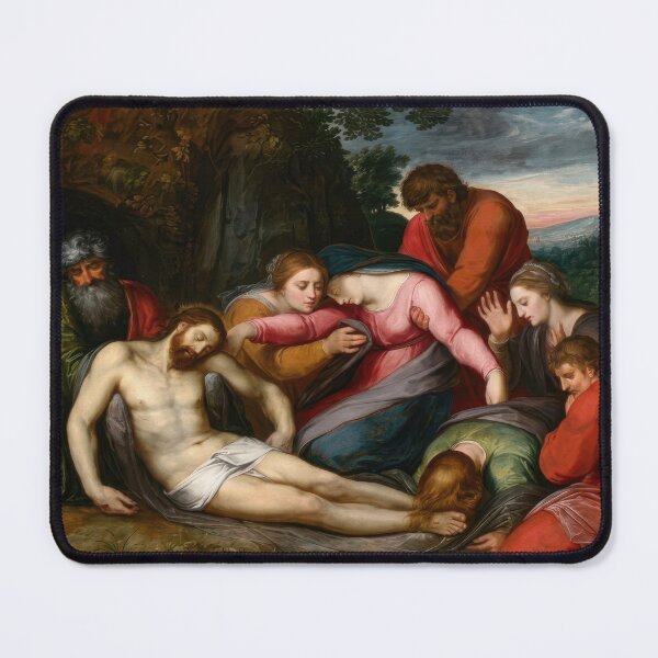 Item preview, Lamentation of Christ by Otto Van Veen Baroque Painting designed and sold by TheSoulOfArt.