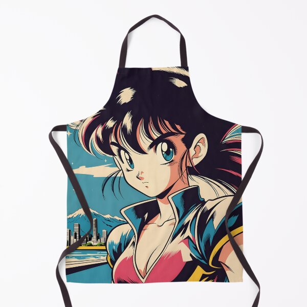 Item preview, Retro 80s Anime Girl Skyline Vintage Anime Aesthetic designed and sold by Radnime.